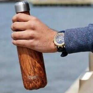 S’well MEDIUM Bottle Teakwood-17oz Stainless Steel